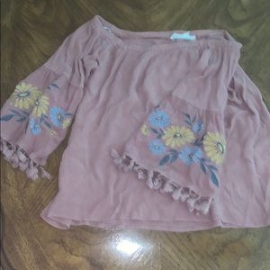 Pink Flower top